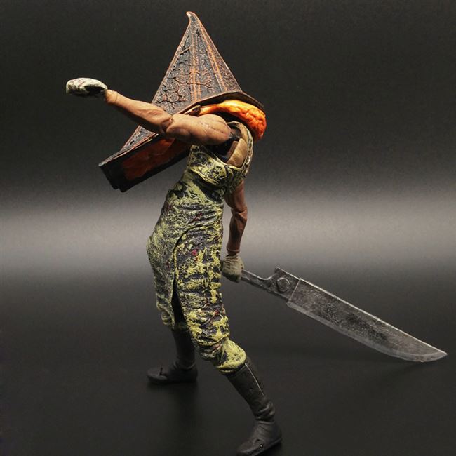 figma 生化危机shf寂静岭2三角头僵尸鬼王可动人偶手办模型玩具