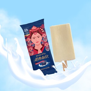 蓝逸 牦牛乳冰淇淋雪糕格桑梅朵系列120g*7支牦牛奶冰激凌冰棍