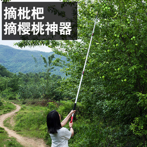 摘水果摘荔枝龙眼采摘采果杨梅树枝高枝剪伸缩高空剪摘果神器剪刀