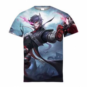 王者荣耀马可波罗衣服男女装短袖t恤春夏中大学生青少年儿童上衣