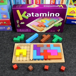 儿童木制玩具挑战金头脑百变方块智力拼搭积木俄罗斯方块卡塔米诺