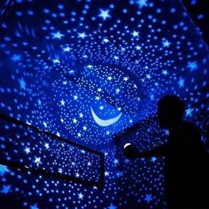 投影星空灯生日流k星卧室地面夜空投f射灯儿童卡通太空z星光灯灯