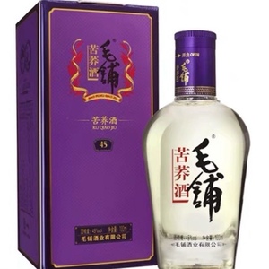 45度毛铺苦荞酒 紫荞100ml小酒品鉴版