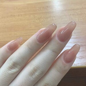 透明指甲油无毒无味无色亮油封层免烤防水玻璃瓶美甲店底tb