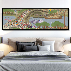 digiway装饰画潮牌潮流清明上河图最后的晚餐挂画kaws动漫ins壁画