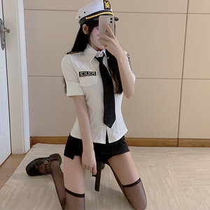 空姐jk制服工作服女高端军装风女装短袖职业气质套装夏天御姐