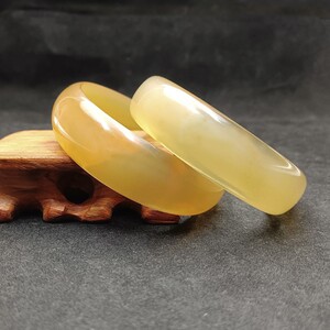 羊角手镯女天然时尚个性开口活口民族风凉血养生镯子送长辈礼物品