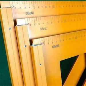 工具靠尺裁板角度拐尺木工大号b三角尺装n修导圆测量靠山电木尺
