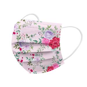口罩女春款女神花色时尚特色夏季印花薄款透气网红爆款一次性春秋