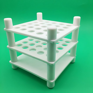 聚四氟乙烯试管架 17*25孔 四氟试管 离心管支架cq 架子 可定制规