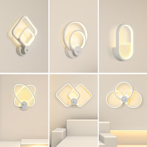 新款led壁灯简约现代轻奢创意个性背景墙灯过道走廊极简卧室壁灯