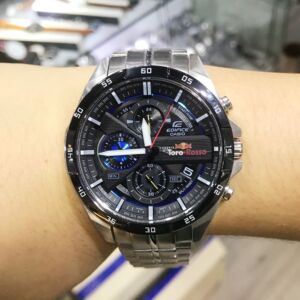 卡西欧手表男海洋之心红牛限量版赛车计时机械运动钢带男表efr556