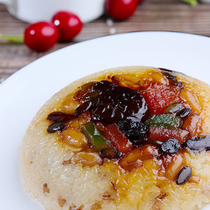 西安饭庄八宝饭蒸碗300g陕西特产速食甜米饭年