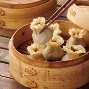 松月楼净素烧麦5袋早餐糯米烧卖包子烧麦