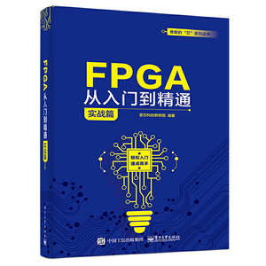 FPGA从入门到精通 实战篇 电子元器件图解芯片技术书籍 数字电子技术集成电路基础教材 工程师量子能量芯片fpga书籍芯片设计书