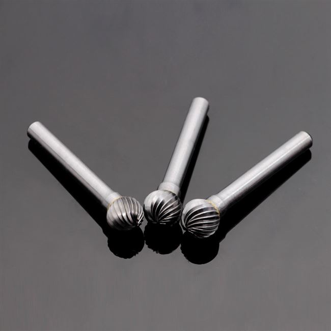 铣刀雕刻刀木雕球形电动根雕头洗刀木工合金内圆磨头磨铁旋转锉刀