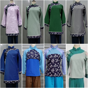 民国少奶奶装丫鬟服农村百姓村姑小姐棉麻群演佣人陕北农民演出服