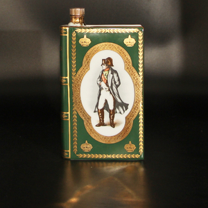 法国瓶装原瓶瓶装卡慕金花瓷书camus老酒700ml拿破仑干邑白兰地40