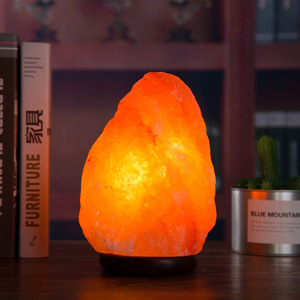 喜马拉雅盐灯进口水晶盐天然岩石灯USB卧室睡眠小夜灯床头灯氛围