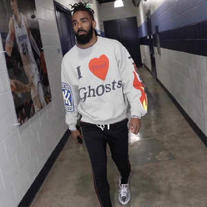 cpfm联名长袖宽松卫衣男春秋kanye侃爷同款爱上小鬼潮牌圆领上衣