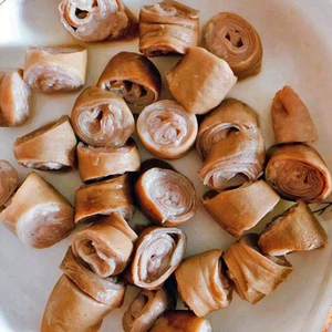 肠灌肠闽南美食套肠圈 肠中肠卤熟灌肠