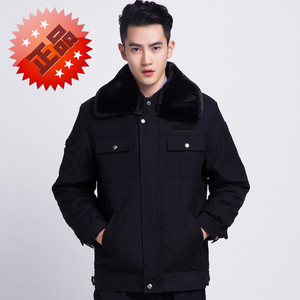 正品单位外套公安加绒加厚警穿衣服男女警辅服装冬季执勤棉衣袄