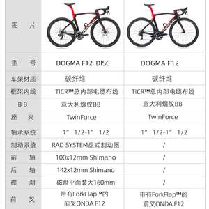 pinarello皮娜 dogma f12 公路车自行车碳纤维破风车架