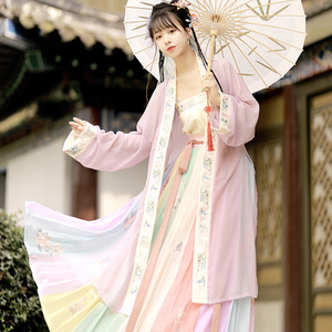 女古风翘头履内增高平底绣花布鞋宋制鞋古代弓鞋原创学生99人付款39