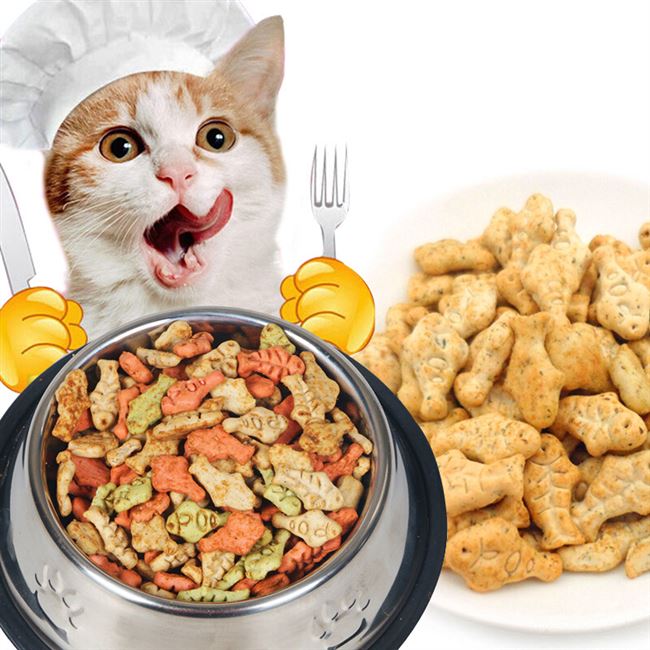 猫饼干猫粮营养增肥发腮小幼猫磨牙薄荷猫咪零食宠物食品憨憨乐园