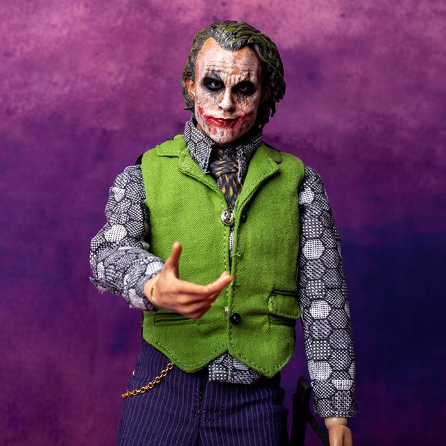 小丑手办希斯莱杰蝙蝠侠黑暗骑士可动动漫dc英雄模型34代布衣人偶