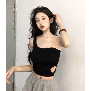 性感上衣女露胸紧身显胸大