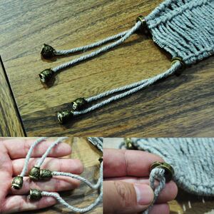 空灵鼓编织绳杂音手碟鼓防撞麻绳套k保护边静音保护套编绳