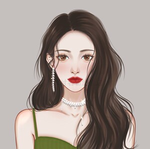 真人照片转手绘头像设计q版卡通绘画素描肖像漫画人物礼物定制