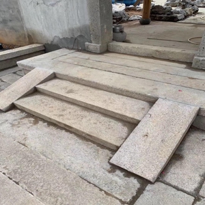 老石板旧石条庭院铺路石老石条青石块台阶仿古径石步道路台阶石