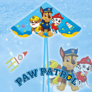 汪汪队儿童风筝2022年新款潍坊卡通动漫微风易飞旺旺队小风筝