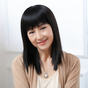 假发女长发夏季黑色长直发中老年妈妈光头化疗后女士真发假头发套
