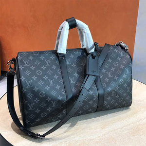 路易威登lv男士keepall bandouli06re 45老花手提旅行袋m40569预售