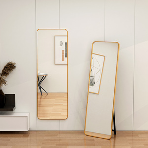 简易全身卧室女生照衣落地ins可折叠镜家用便携少北欧穿衣镜0人付款
