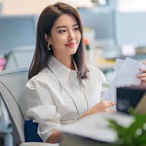 欢乐颂3方芷衡杨采钰同款白色长袖衬衫女上衣2022春秋季新款衬衣