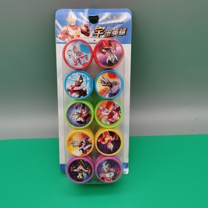 宇宙英雄奥特曼印章勋章诺亚泽塔泰罗儿童表扬圆形刻印印章幼儿园卡通