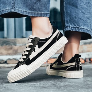 白货品牌官方h男鞋新款情侣休闲鞋小布鞋帆国鞋时尚板鞋