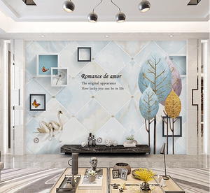新款壁纸8d大气电视背景墙布现代简约客厅影视壁布北欧风2019墙纸