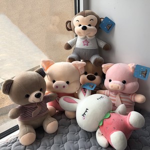 *沙发上摆放的玩偶放车上布娃娃公仔抱枕睡觉可爱床上创意小号摆