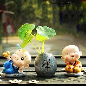 幸福小和尚小摆件