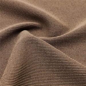 1*春1签条针织面料坑条罗纹布 涤纶力230g夏jfk女装阔腿弹裤抖抖