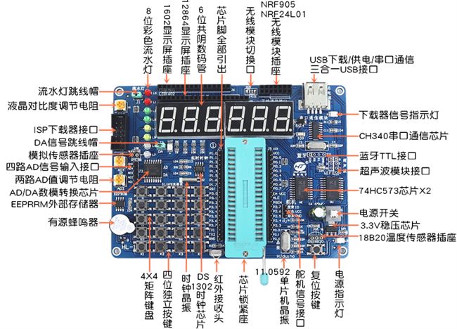 s51单片机开发板