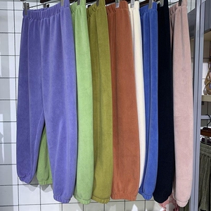 树熊唯唯3062冬季韩国绒家居套装女软绵绵加厚保暖睡衣家居服外穿