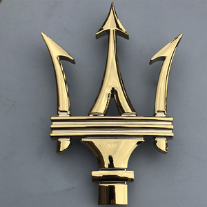 玛莎拉蒂新款总裁v6吉博力中网标ghibli三叉戟标车标车头标志前标