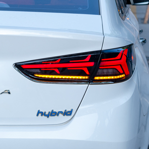 适用于2018款索纳塔9尾灯改装led尾灯总成现代索九尾灯流光转向灯