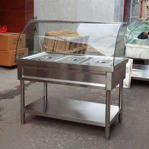 新品熟食展果摊h玻璃罩凉菜防尘罩卤菜鲜肉摆柜卖熟食水示餐馆小